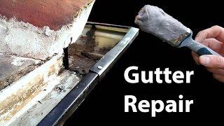 Aluminium Gutter Repair - Stop Leaky Guttering