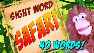 KINDERGARTEN SIGHT WORDS | 40 sight words pre-primer list