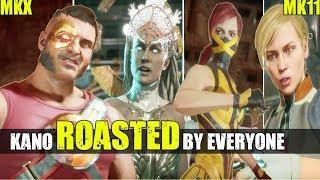 Who Roasts & Insults Kano the Best - MKX or MK11? (Relationship Banter Intro Dialogues)