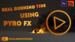 REAL TIRE BURNING FX | USING PYRO FX | HOUDINI | 2020