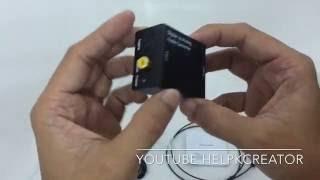 Digital Optical Toslink Signal to Analog Audio Converter Cable  - Unbox