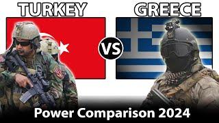 Turkey vs Greece military power comparison 2024 - hk data media