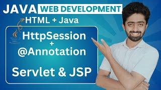 HttpSession & Annotaion in Java JSP | Java JSP & Servlet tutorial in Hindi | lecture 09