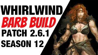 Patch 2.6.1 Whirlwind Barbarian Speed build Season 12 Diablo 3