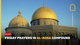 Friday prayers in Al-Aqsa compound