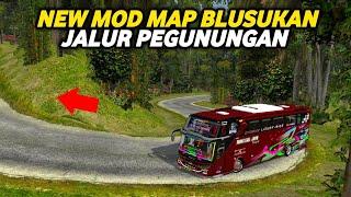 EXTREME GILA‼️ MOD MAP BUSSID BLUSUKAN JALUR PEGUNUNGAN FULL TIKUNGAN