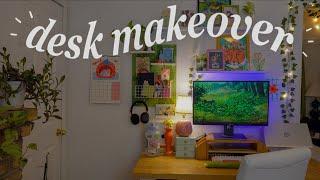 my dream desk makeover  cozy and colorful artist set up 