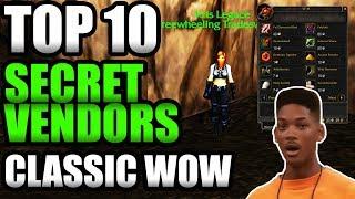 TOP 10 Secret Vendors In Classic WoW! [Vault of Secrets]