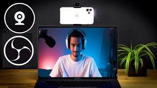 How To use Your Phone as A Webcam in OBS STUDIO_DROID CAM OBS