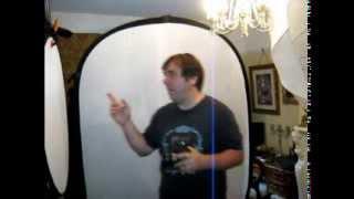 Kenro Photographic Pop Up Backdrop / Background & Stand Review - FELRB0378 FEBD101 FEBD102