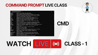 CMD Live Class - 1 | DevelopersGuides Live Stream | #cmd #cmdtricks how to use cmd command prompt
