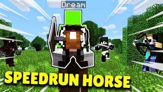 Dream Rides Fastest HORSE In Minecraft #Shorts​ #Everfoll