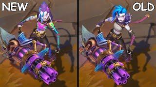 Arcane Fractured Jinx Got Changed - New vs Old Comparison (League of Legends)