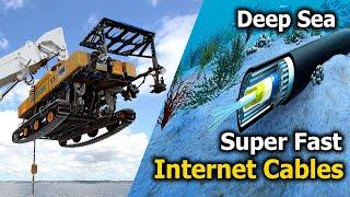 Under Sea Internet Fiber Optic Cables Installation laying Process and Repair