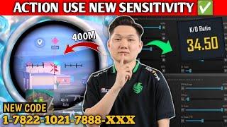 UPDATE 3.5 ACTION GAMING SENSITIVITY 2024 (No Recoil) | PUBG MOBILE BEST SENSITIVITY 2024