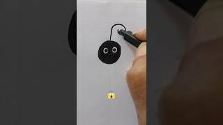  Ladybug drawing step by step #shorts #simplestrokes #simpledrawing #easydrawing #draweasy