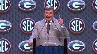 Kirby Smart at SEC Media Days: Georgia's off-season study of Nike and 'assume nothing' mantra