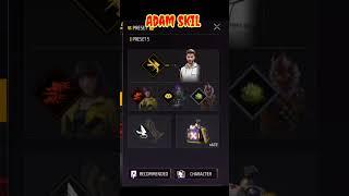 how to equip character skill in adam /after update /new trick