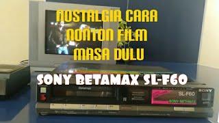 UNBOXING SONY BETAMAX SL-F60 VIDEO PLAYER JADUL #nostalgia #videocassette #jadul