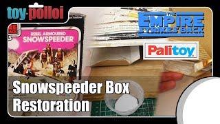 Vintage Star Wars Snowspeeder Box restoration - Palitoy - Toy Polloi