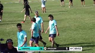 i watched team australia's first game at the US open... (dingoes vs revolver)