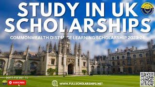 UK Scholarships Without IELTS - Fully Funded Commonwealth Distance Learning Scholarships UK 2023-24