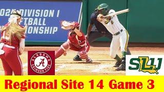 Southeastern Louisiana vs #14 Alabama Softball Highlights, 2024 NCAA Regional Site 14 Game 3