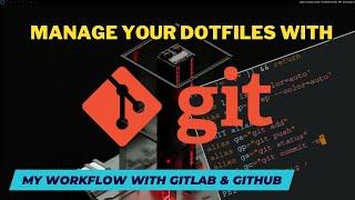 Use Git, GitLab & GitHub to manage dotfiles. My workflow for Qtile, Hyprland configs & others.