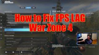 Warzone 4 How to Fix Low FPS