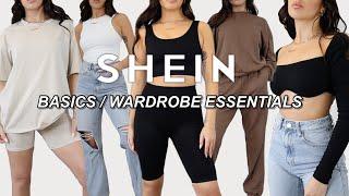 SHEIN Basics Haul \\ Huge Shein Haul 2022, Shein Essentials, Wardrobe Basics Haul