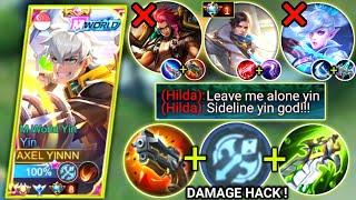 YIN VS PRO GRANGER AND ANNOYING HILDA IN SIDELANE | YIN NEW EMBLEM 2023 | MOBILE LEGENDS