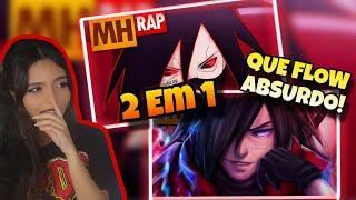 REACT 2 EM 1 - Tipo Madara e Tipo Madara 2 ️ | (Naruto) | Style Trap | MHRAP