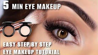QUICK Eye Makeup Tutorial | Soft Glam Wedding Eye Makeup & Spoonie Friendly