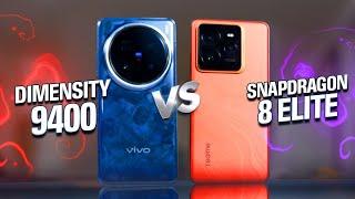 MediaTek Dimenstiy 9400 vs Snapdragon 8 Elite: Which is the Best Mobile Processor???