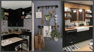 Inexpensive kitchen wall decorating ideas || Trendy kitchen wall decor