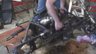 Motorcycle tear down and engine removal - 1974 Honda CB750 rebuild: Episode 1