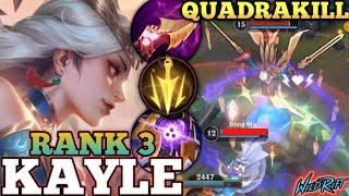 KAYLE DEADLY ONE SHOT MVP BUILD! UNSTOPPABLE + QUADRA - TOP 3 GLOBAL KAYLE BY Fuuzzzz - WILD RIFT