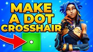 How to Make a Dot Crosshair in Valorant (With Codes)