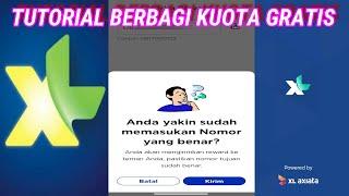 Tutorial berbagi kuota gratis ke teman sesama pengguna nomor XL