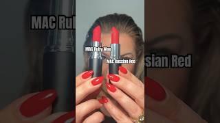 TEAM RUBY WOO or RUSSIAN RED!? MACximal lipstick is here @maccosmetics #MACCrew #MACAmbassador