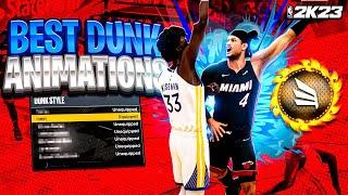 Best Dunk Packages For ALL Builds in NBA 2K23 Season 7 (Best Slasher Animations After Patch 7)