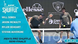 2024 APP NYC Pro Shuffle™ I Sobek/DeHeart vs. Auvergne/McNulty | Men's Semi-Finals