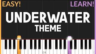 Underwater Theme - Super Mario Bros. | EASY Piano Tutorial