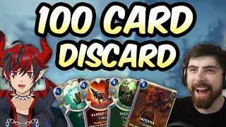 100 Discard Challenge ft. TempoMaou !!! - LoR