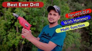 Reversible Drill with Hammer unboxing and review | Buildskill drill hammer | Techno mitra