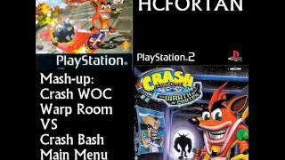 Crash Bandicoot Mash-Up: (Crash Bash Vs WOC) Main Menu Warp Room