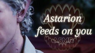 【ASMR】 Astarion feeds on you   [Vampire feeding] [Breathing] [Gulping sounds] [Headpats] 