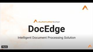 DocEdge - Intelligent Document Processing with OCR, RPA and AI