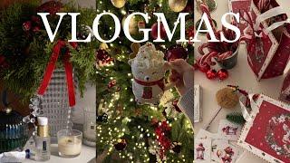 VLOGMAS ️домашняя атмосфера праздника готовлю лазанью, упаковываем подарки, декор своими руками