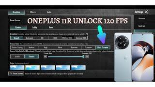 ONEPLUS 11R UNLOCK 120 FPS || PUBG MOBILE & BGMI 3.3 UPDATE || UNLOCK 120 FPS 🫣 ....